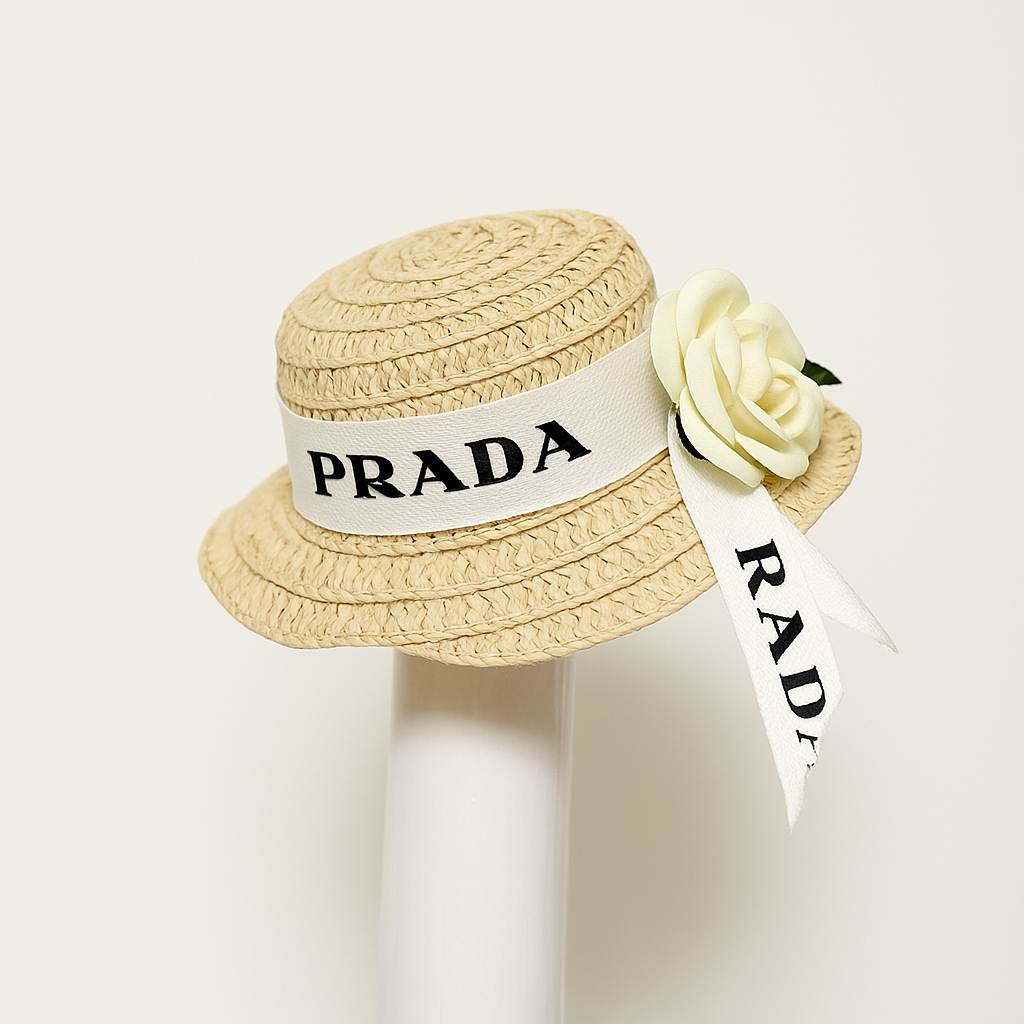 🤍Inspired Mini Straw Hat for Dolls