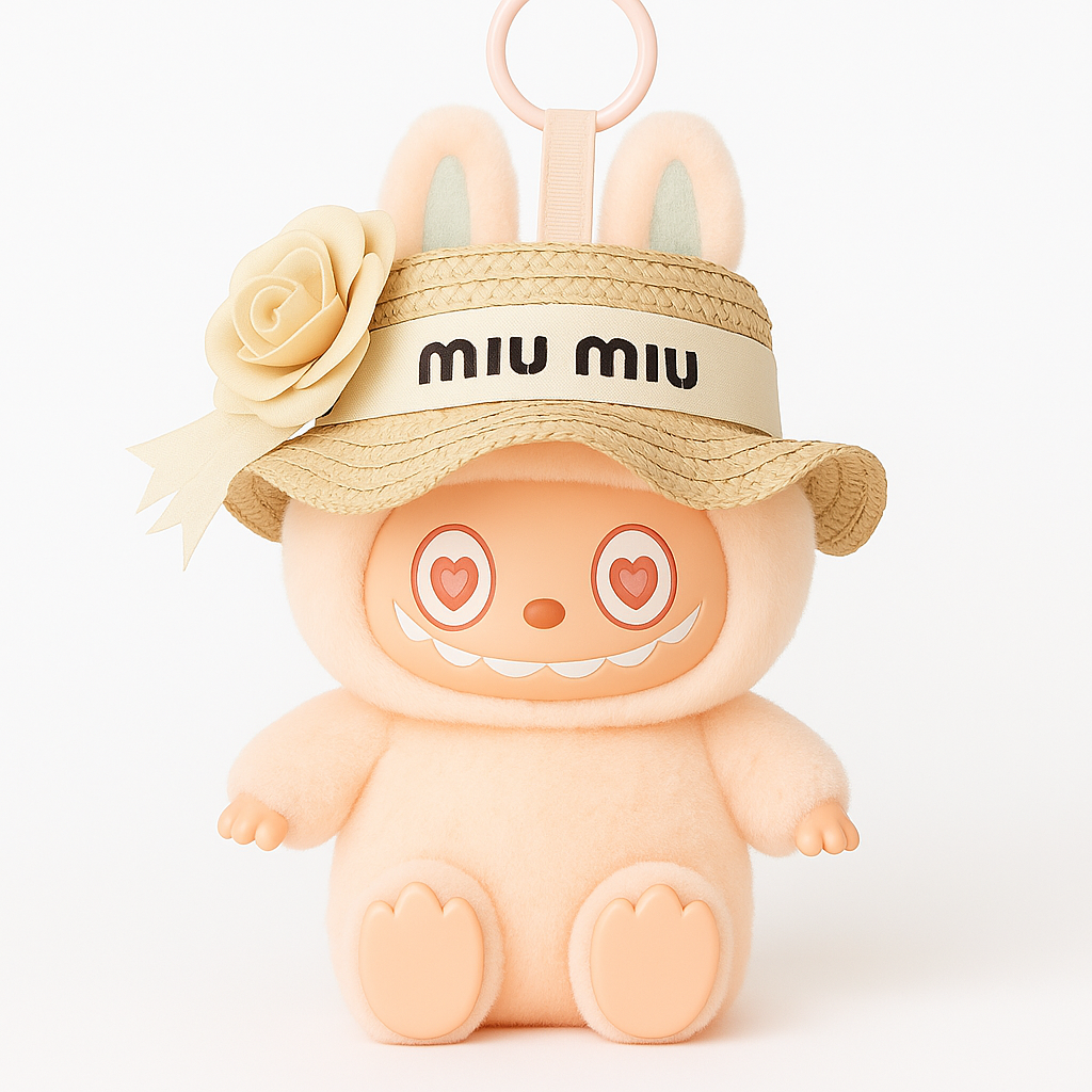 💛 M-Inspired Straw Hat for doll – Miniature Designer Accessory