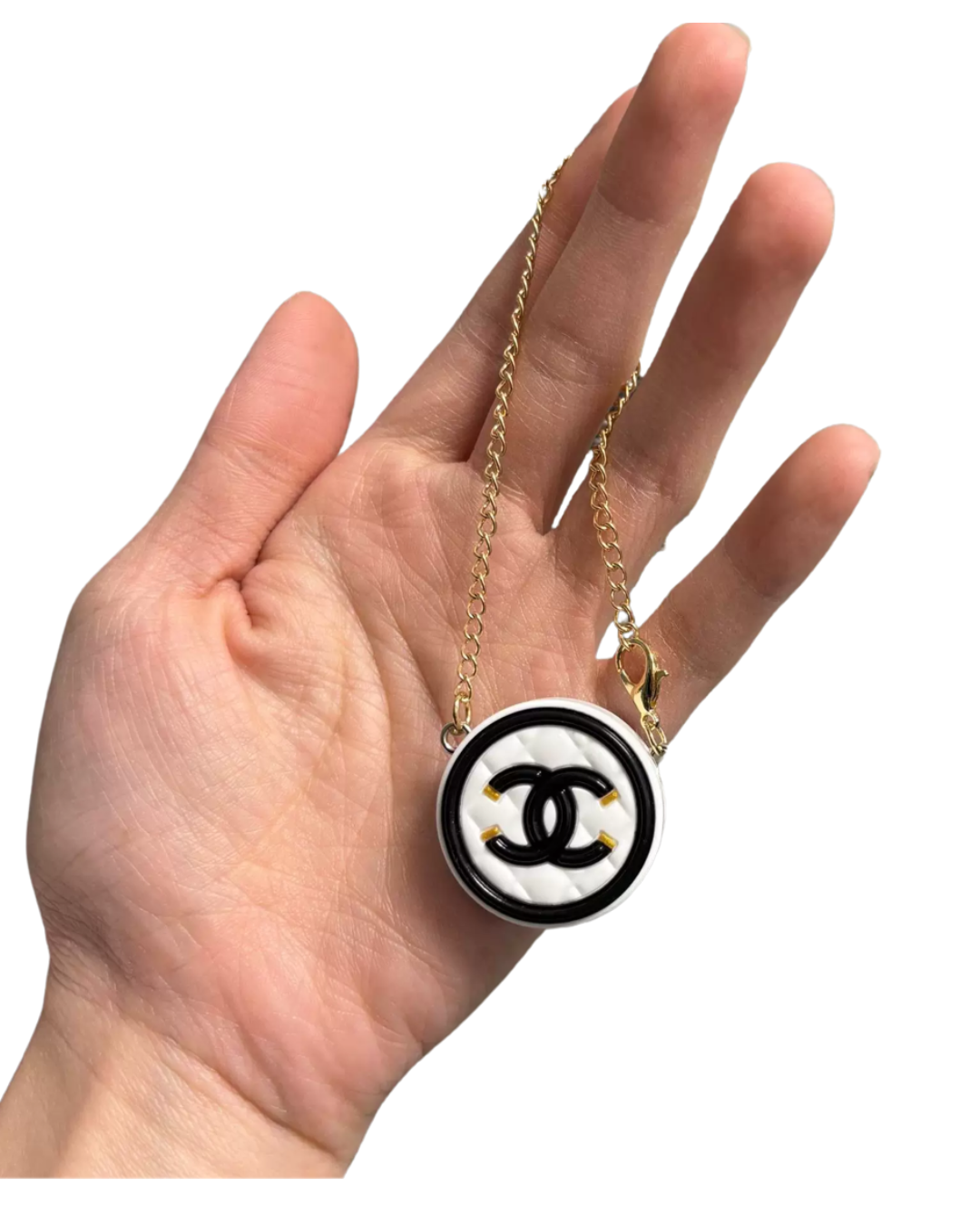 👜 Mini CC Round Bag for 17cm Dolls – Luxury Style Crossbody Chain Accessory